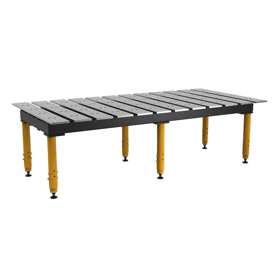 BuildPro 8 ft x 4 ft Slotted Welding Table - Image 2