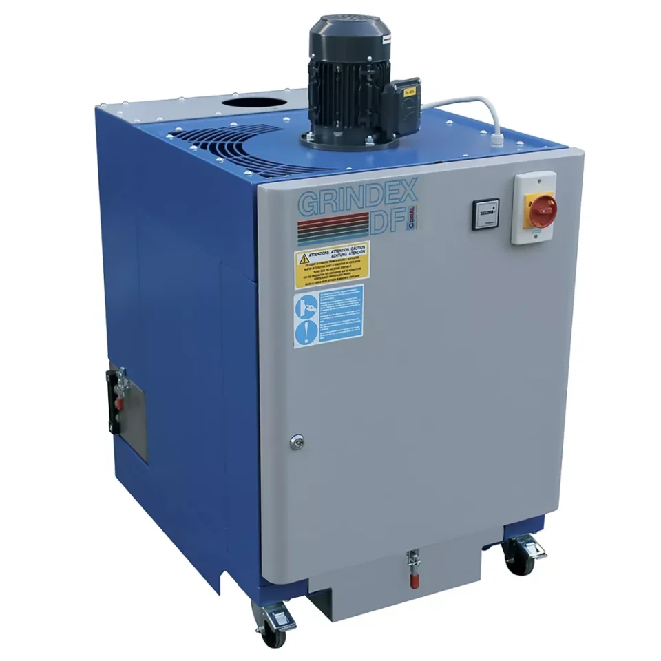 blue and grey grindex fume extractor