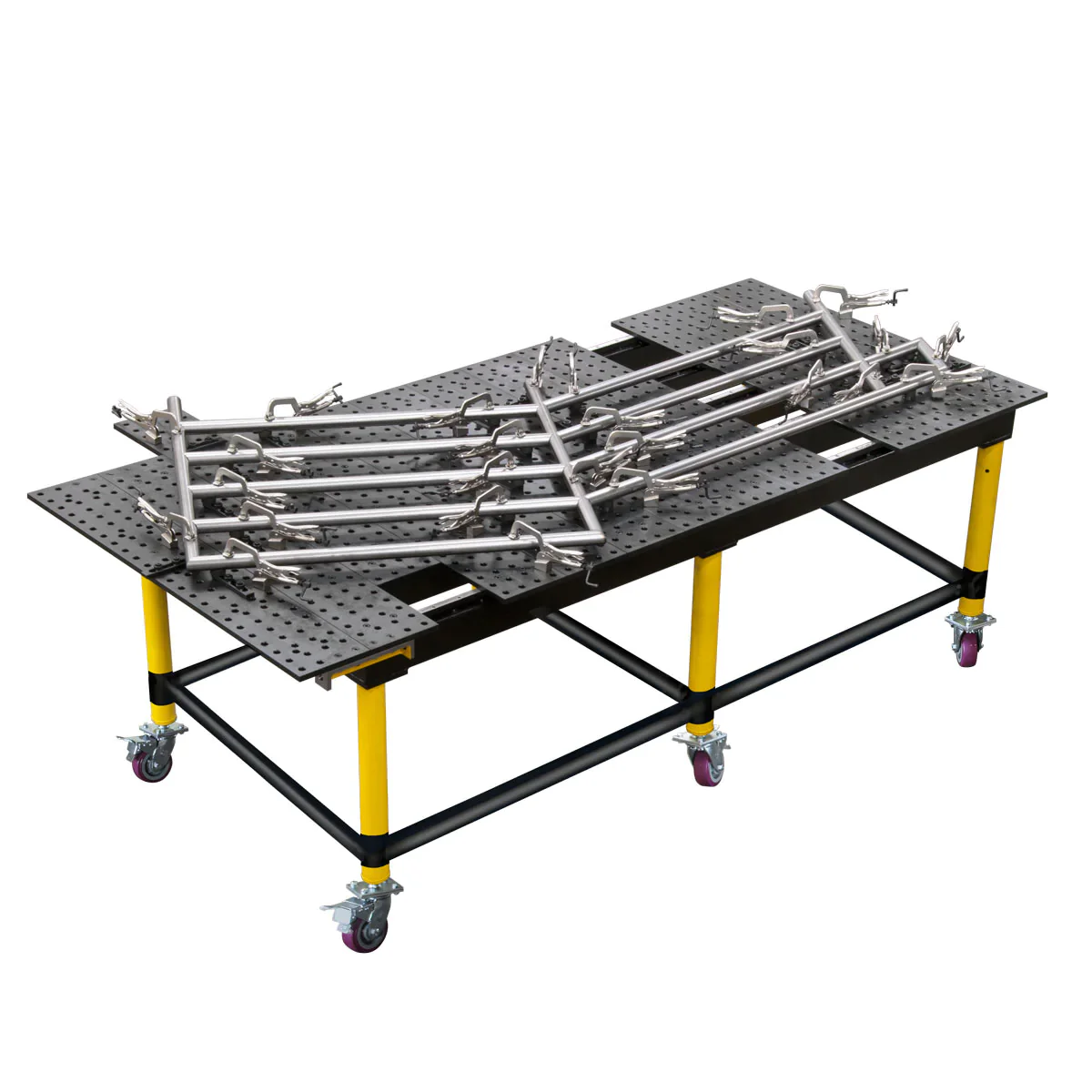 BuildPro 6.5 ft x 4 ft Slotted Welding Table - Image 3