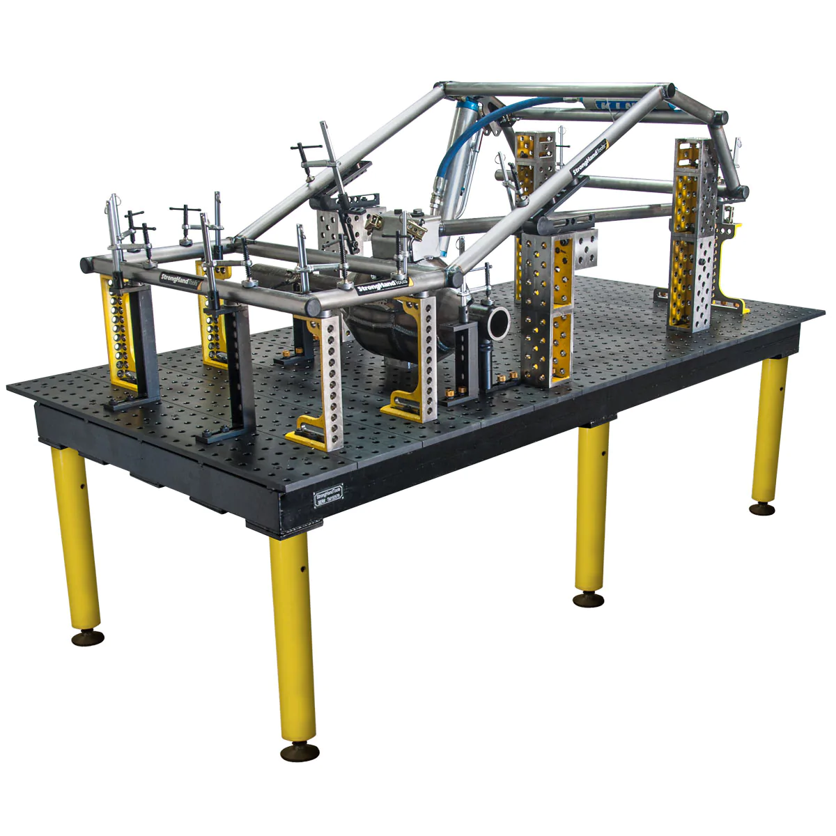 BuildPro 6.5 ft x 4 ft Slotted Welding Table - Image 2