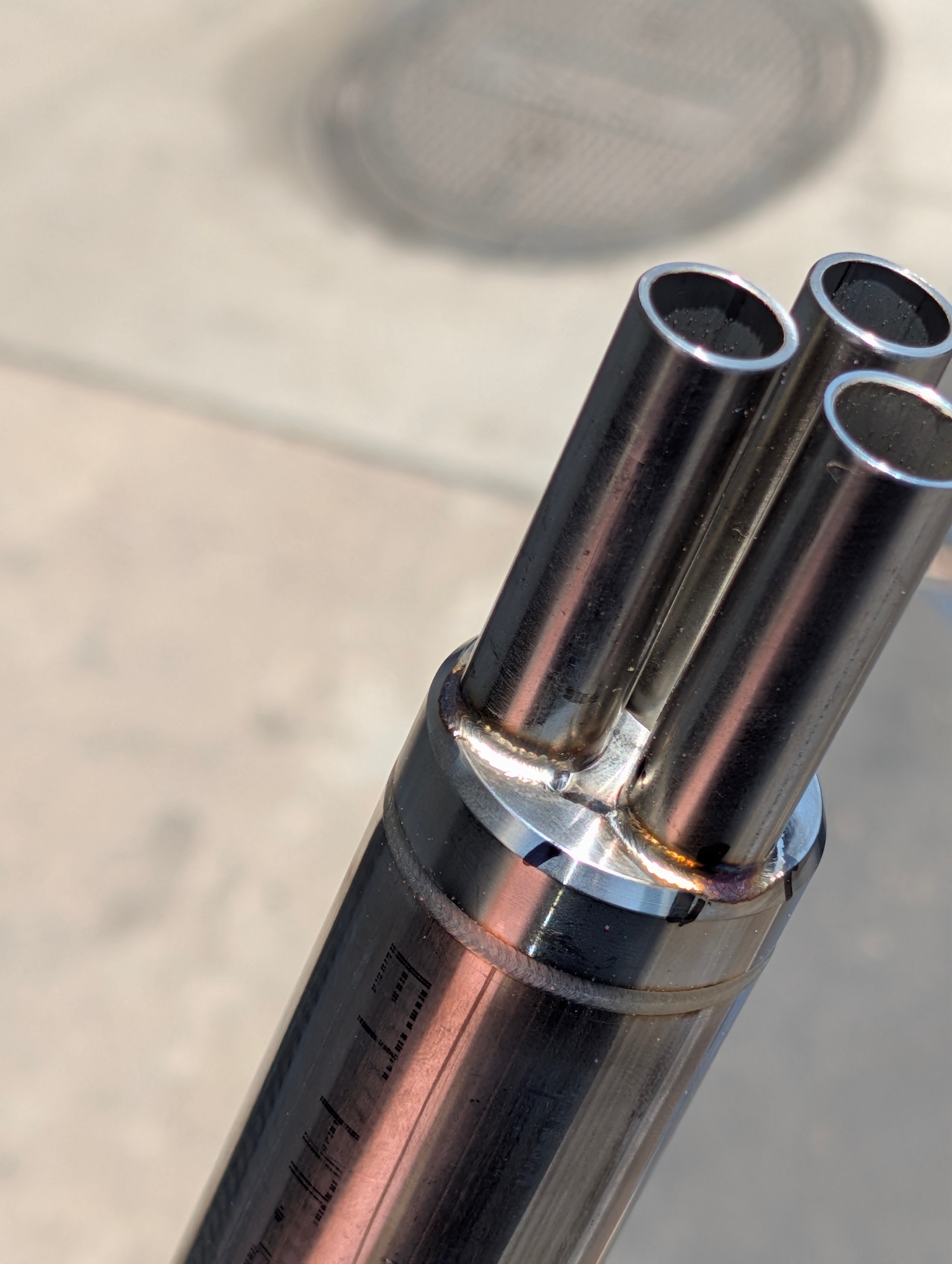 triple tube weld demo